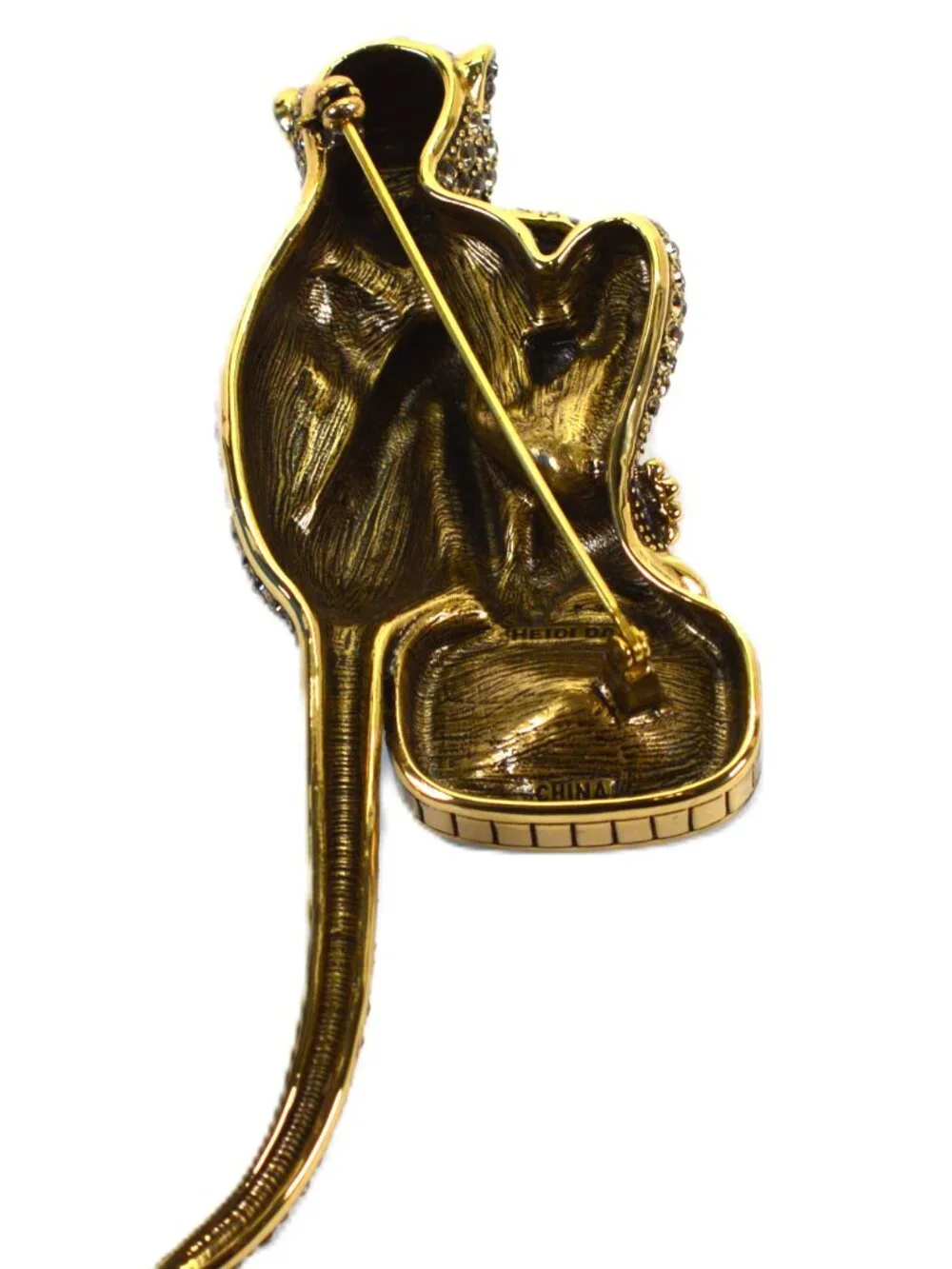 Heidi Daus Monkeying Around Swarovski Crystal Pin